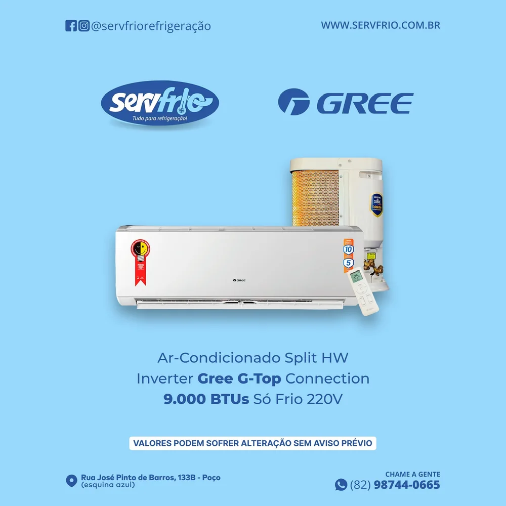 Ar-condicionado Gree G-Top Connection