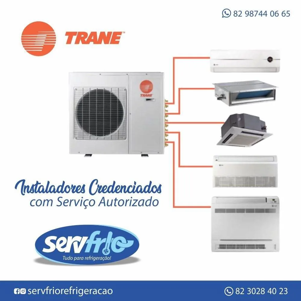 Instaladores credenciados com serviço autorizado Trane