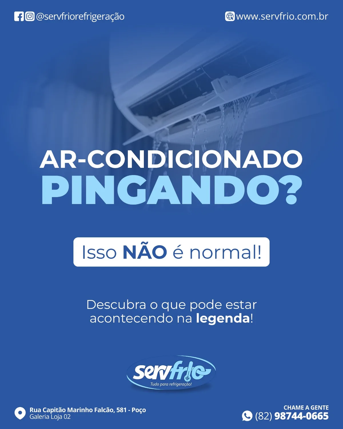 Ar-condicionado pingando: isso não é normal